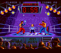 Super Kick Boxing - Best of the Best (Japan) In game screenshot